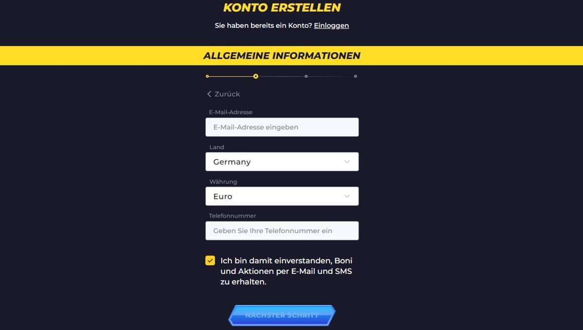 Powbet konto erstellen